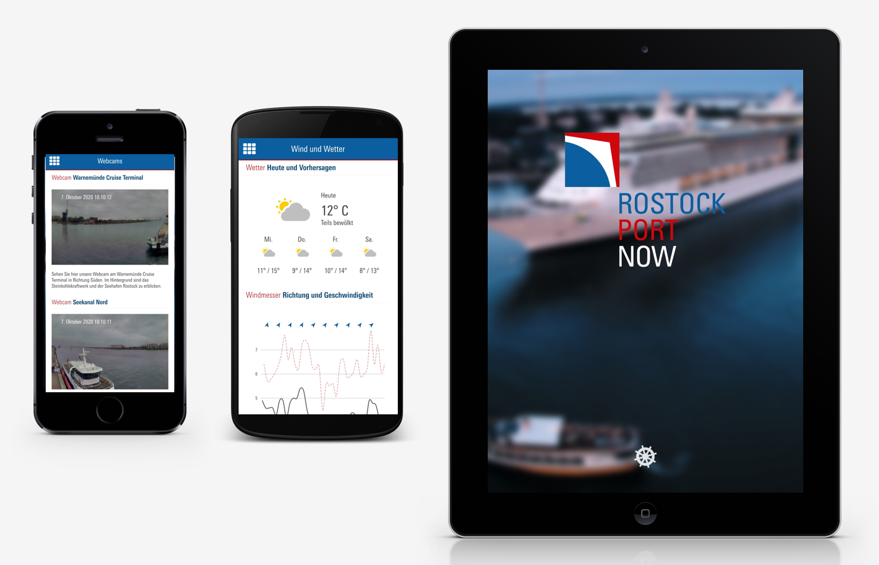 Mobile App „ROSTOCK PORT NOW“ mit erweiterter Funktion