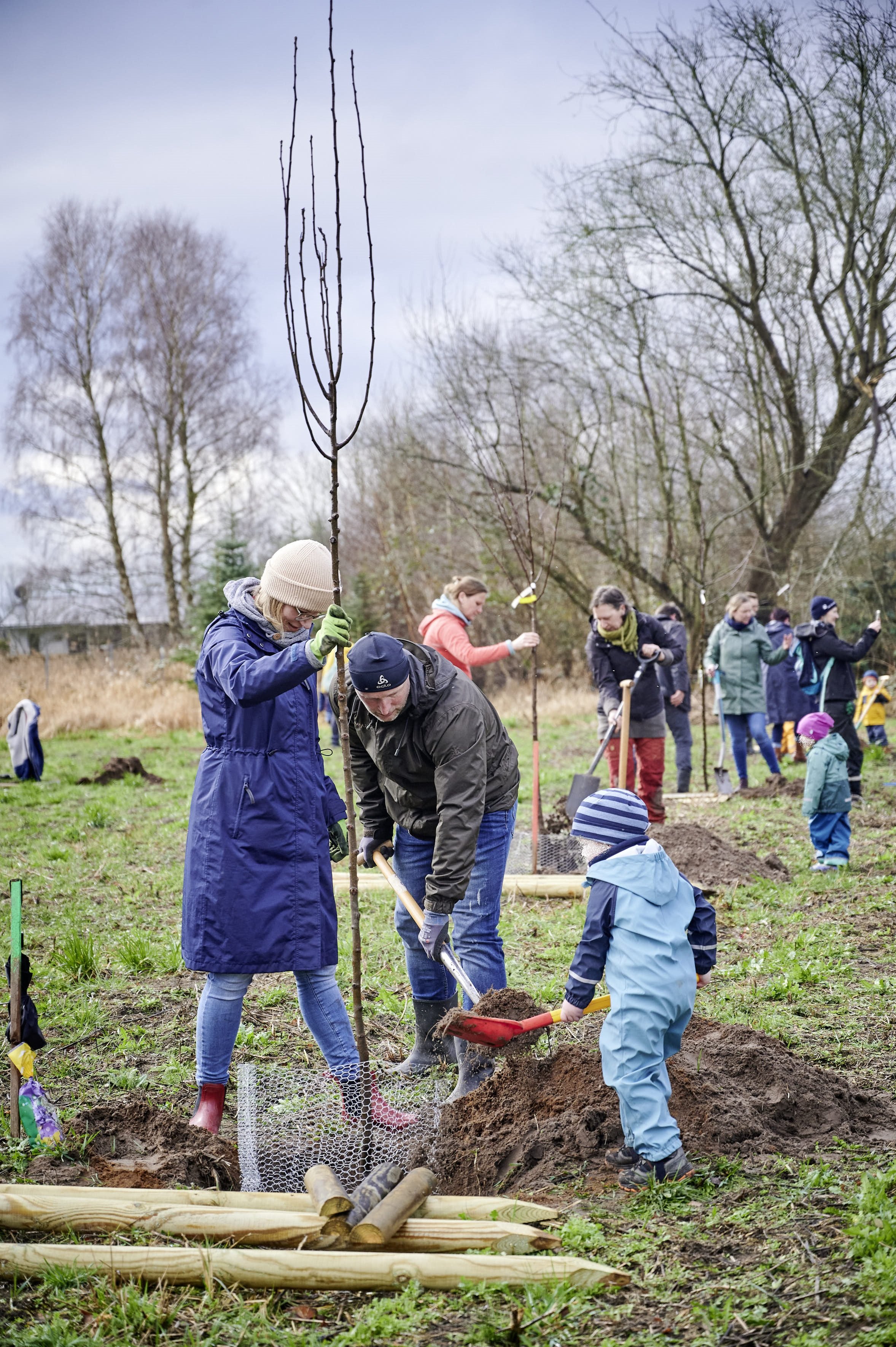 ROSTOCK PORT legt Streuobstwiese in Rostock-Hinrichshagen an