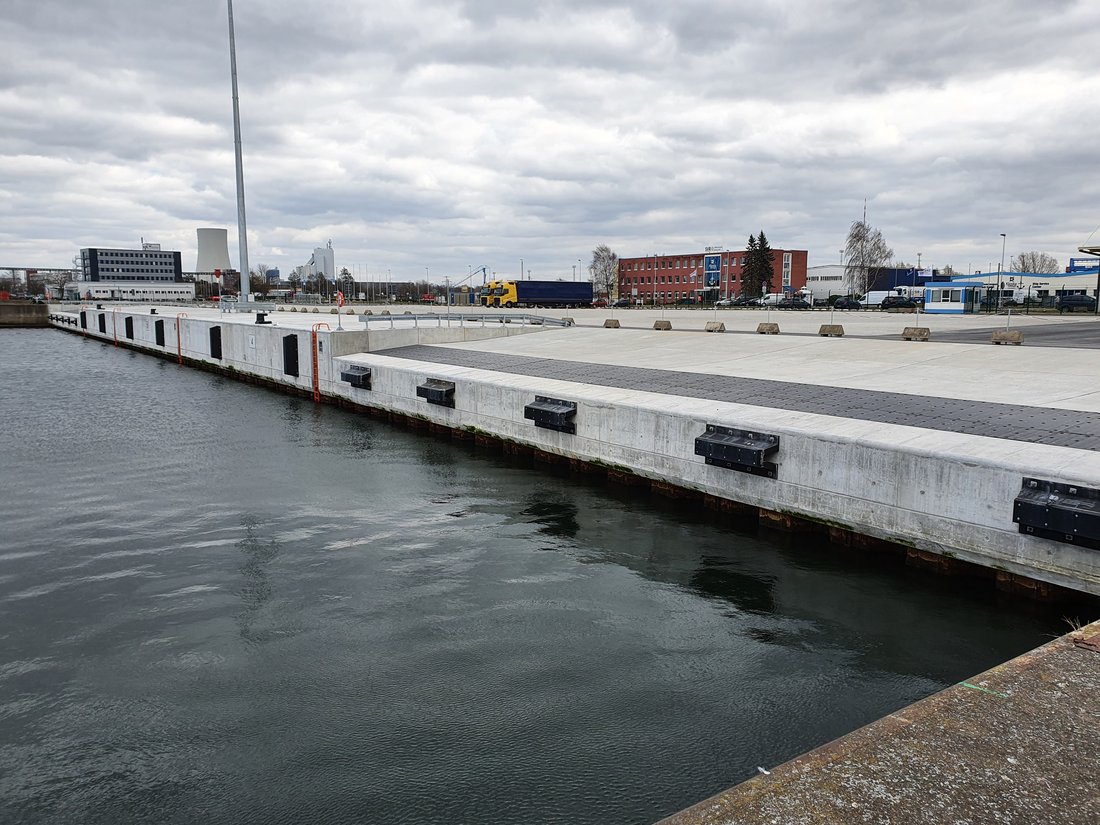 Rostock Port ROSTOCK PORT upgrades 70,000 square metres for wheeled cargo