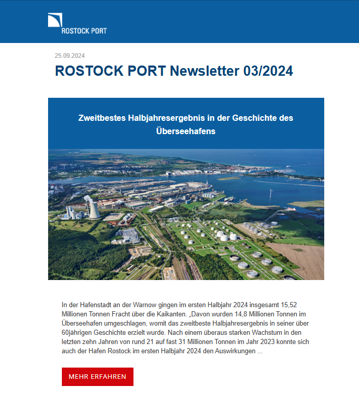 Deckblatt für den Newsletter