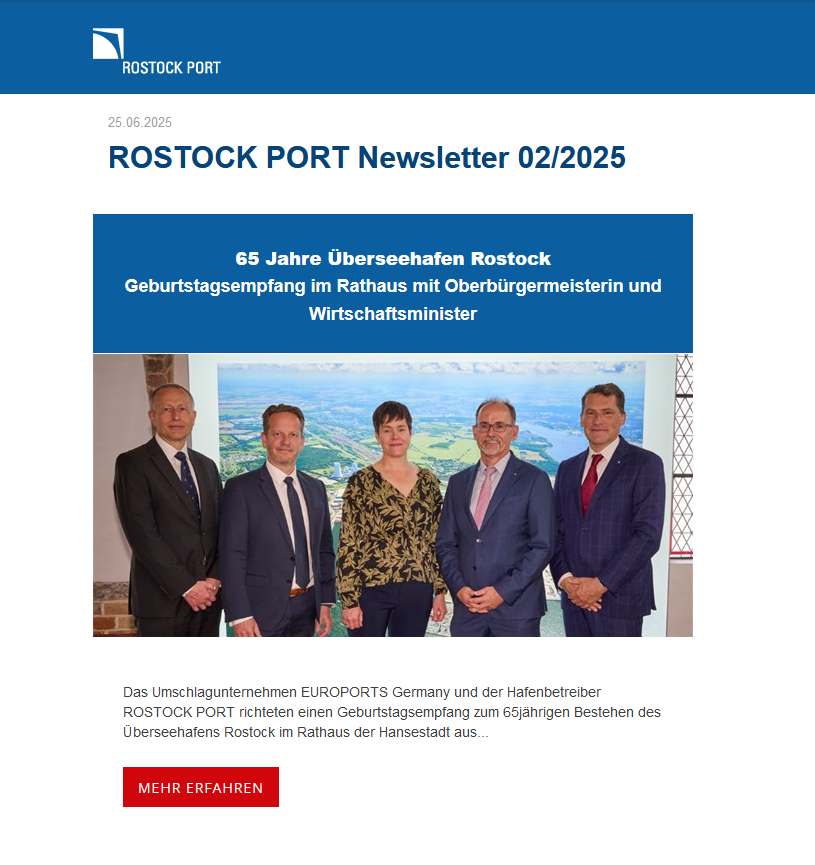 Deckblatt für den Newsletter